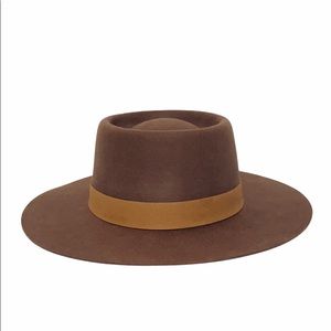 COPY - Lack of Color The Mirage Boater Brown Wool Boho Sun Protection Hat-Styli…